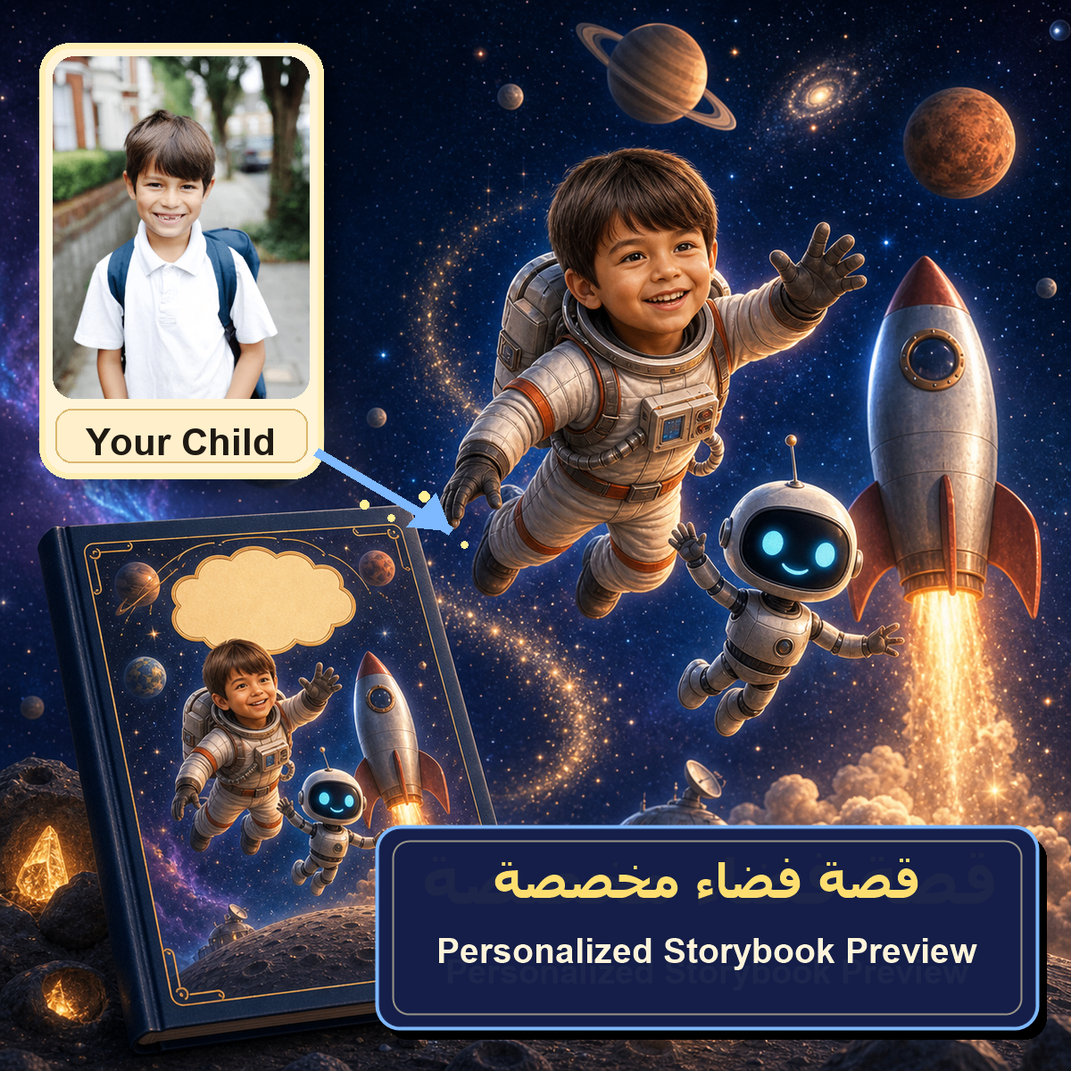 قصة الفضاء